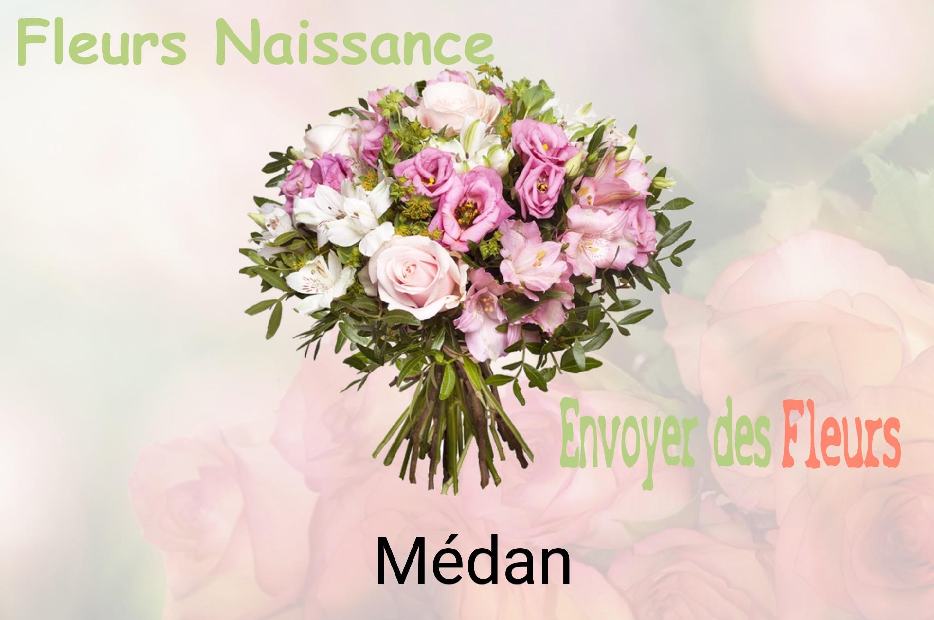 Bouquet de fleurs de naissance livré à Médan